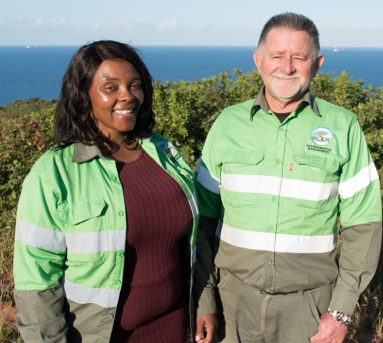 Michael Hickman owner of HLEM and Hlengiwe Luthuli CEO Michael Hickman owner of HLEM and Hlengiwe Luthuli CEO