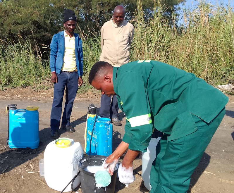 pco pest control operator herbicides at stanger bird hide